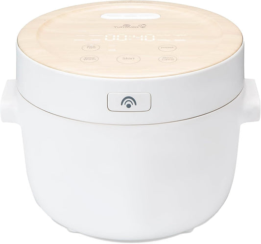 Yum Asia Fuji rijstkoker met inductieverwarming (IH) en keramische kom (5 kopjes, 1,0 liter), 7 rijstkookfuncties, 5 multicooker-functies, led-display, 220-240 V
