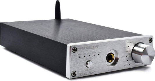DAC – Hoofdtelefoonversterker – Koptelefoonversterker – Digitaal-naar-analoog Converter – Voorversterker – Bluetooth 5.0 met aptX – 4 Digitale Ingangen
