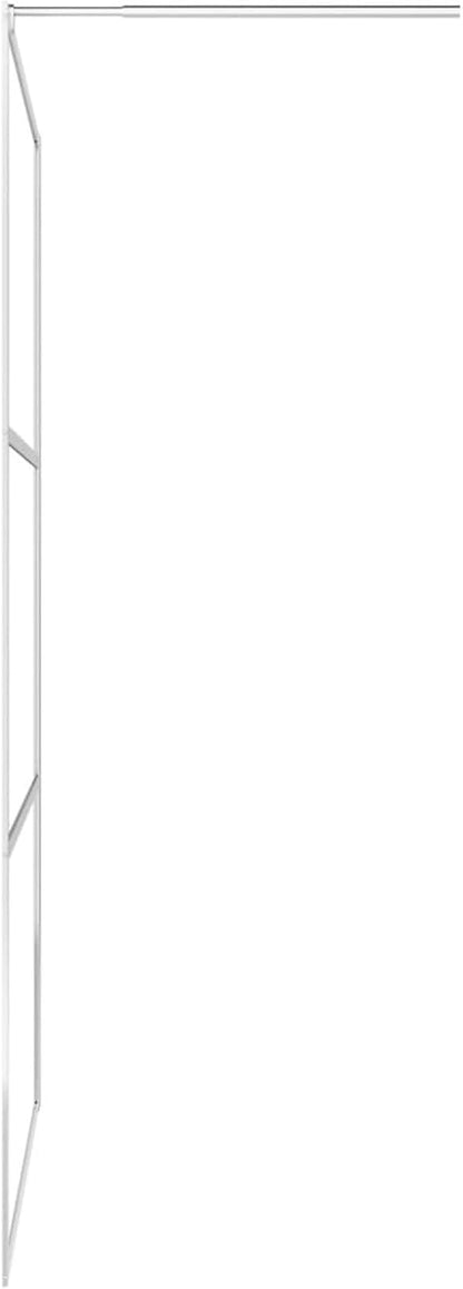 Inloopdouche – Douchewand – Walk-in Douche – Doucheruimte – Douchecabine – ESG Veiligheidsglas – Verstelbaar Aluminium Frame 140x195 cm