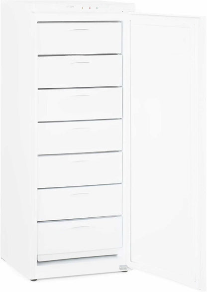 Professionele Vriezer – Diepvriezer – Industriële Vrieskast – Horecavriezer – Verticale Vriezer – 157 Liter Inhoud – 7 Laden Indeling