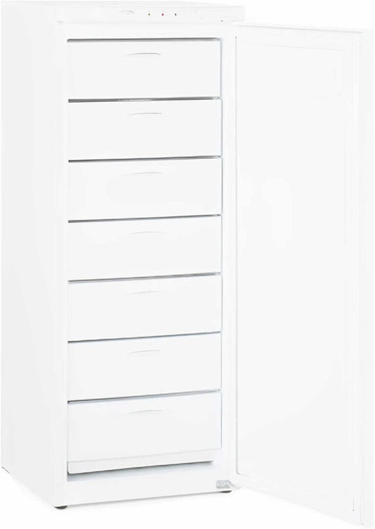 Professionele Vriezer – Diepvriezer – Industriële Vrieskast – Horecavriezer – Verticale Vriezer – 157 Liter Inhoud – 7 Laden Indeling
