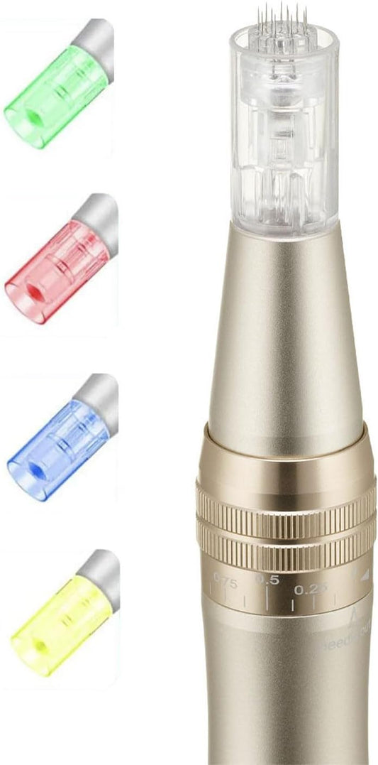 Beautifly Meso Intense Golden microneedling pen, mesotherapie, gezichtsmassageapparaat, anti-rimpels, dermapen, dermaroller, massageapparaat, anti-aging, massage, gezichtsmassage