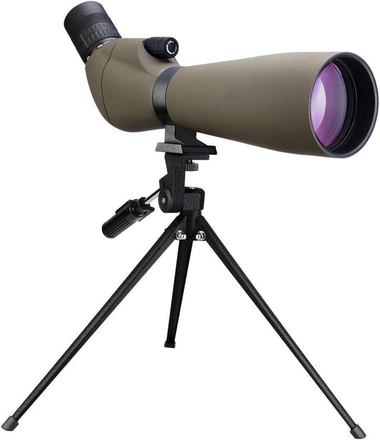 Svbony SV401 Spotting Scope, 20-60X80 Angled Spotting Scope with Tripod, FMC-optiek Waterdicht voor vogels kijken, schietwedstrijden