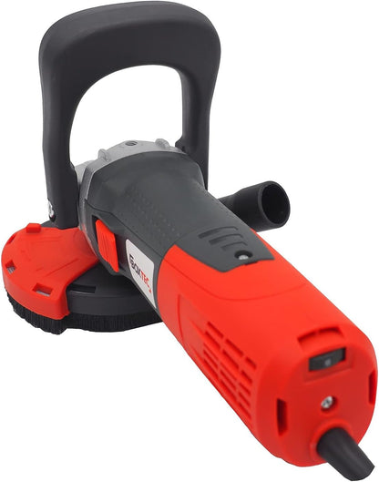 Betonschuurmachine 125 mm Saneringsfrees Betonfrees 1.400W met toerentalregeling en afzuigkap, set met koffer, categorie: 1400 W / 125 mm / STARTER-SET