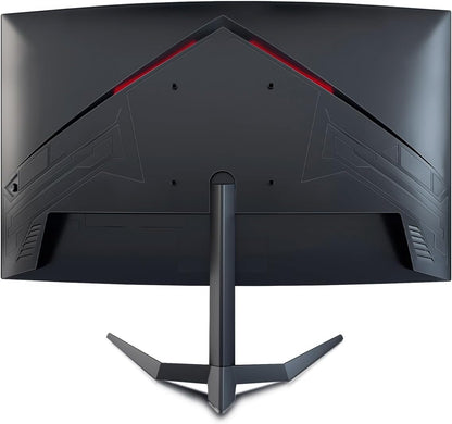 LC-Power 24 Inch FHD Gaming Monitor 165Hz 1920x1080, 1500R, FreeSync, G-SYNC COMPATIBE, HDR Ready, DP & HDMI,1ms, LC-M24-FHD-165-C-V2