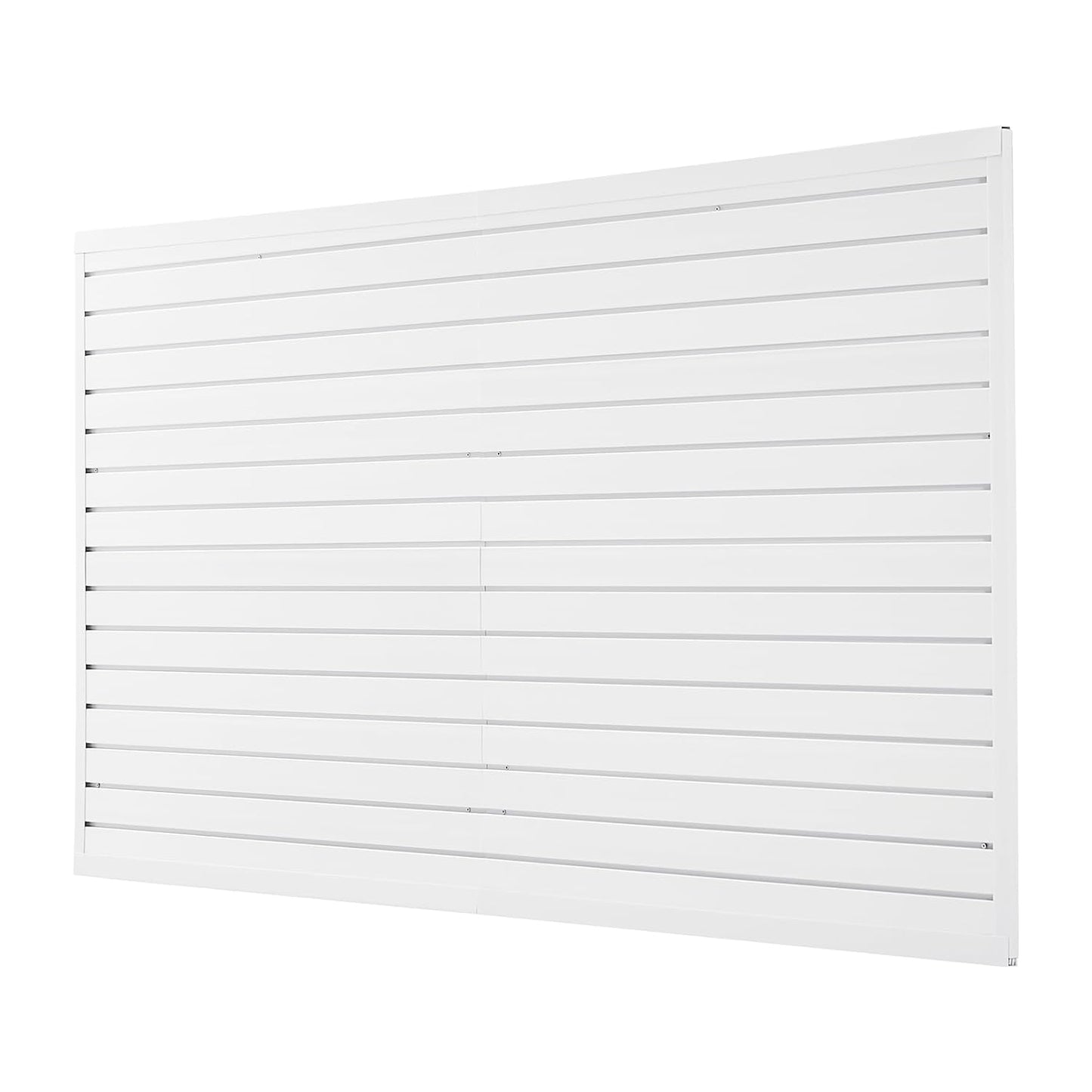 Lamellenwand – Gereedschapswand – Opbergwand – Wandpaneel – Werkplaatswand – Hoog Draagvermogen 136 kg – Duurzaam PVC 1225x2450x20 mm