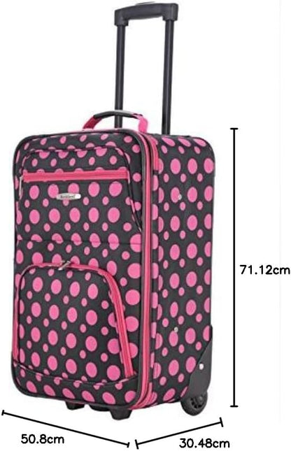 Rockland Mode Softside Uitbreidbare Rechtopstaande Bagage Set