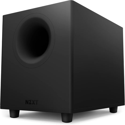 NZXT Relais PC Gaming Desktop Subwoofer - AP-SUB80-EU - 140 Watt - Diepe, krachtige bas - Down-Beam 6,5" Driver - Crossover en Phase Control - Zwart"}