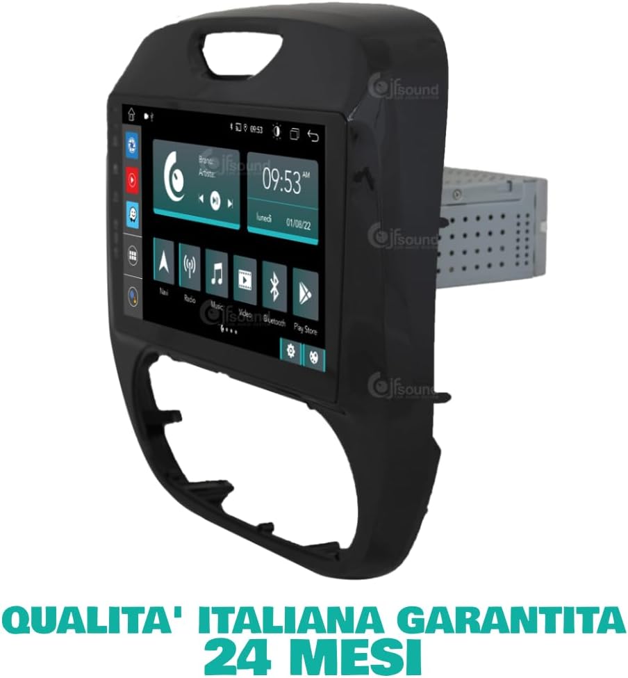 Autoradio Renault Captur – Inbouwradio – Navigatiesysteem – Multimedia Speler – Auto Entertainment – 9" Touchscreen – Bluetooth & CarPlay