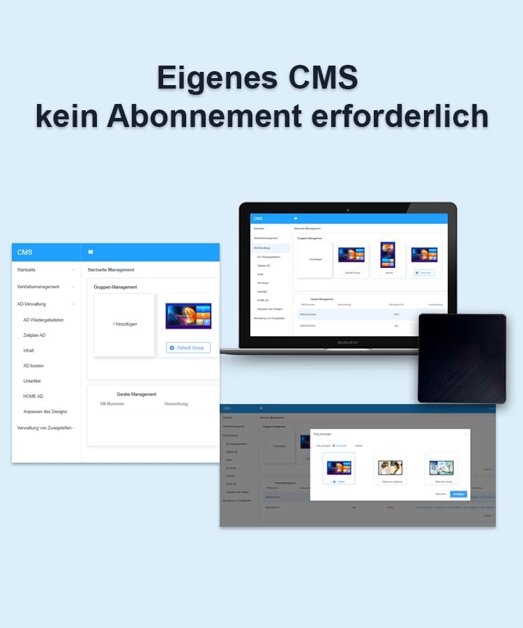 Digital Signage Media Player Box vrij Cloud CMS-systeem verandert uw tv in reclamedisplay... (YM06/2+16G)