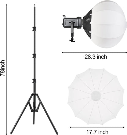 GVM 150W RGB videolamp met softbox, 2700K~7500K fotografie continu licht, LED videoverlichting met 8 lichtscènes, Bowens LED studiolamp voor YouTube streaming, studiofotografieverlichting