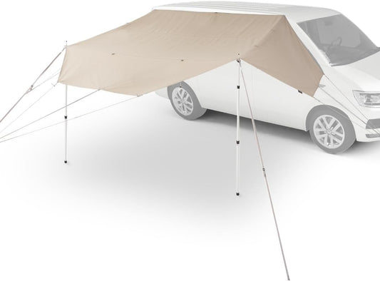 qeedo Motor Tarp TC Katoenen luifel voor bus en auto met biesrail en zuignappen