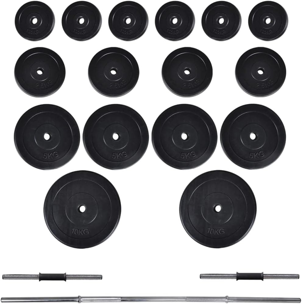 Power Tower – Fitnessstation – Krachtstation – Pull-Up Rek – Dumbbell Set – 60,5 kg Compleet – Verstelbare Beengelegenheid – Veiligheidshaken