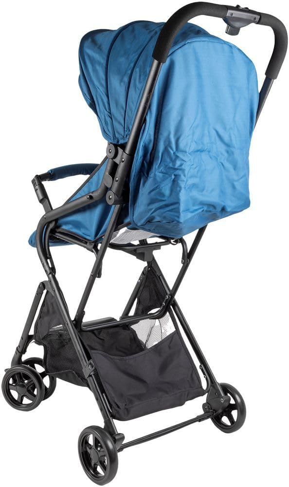 Poupy multifunctionele reiswagen met „Trolley” -sluiting geschikt voor kinderen van 0 tot 36 maanden met verstelbare rugleuning en veiligheidsslot.