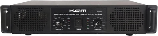 Kam KXR4000 Professionele stereo eindversterker - 400W | 2U rackmonteerbaar, ideaal voor live geluid en studio