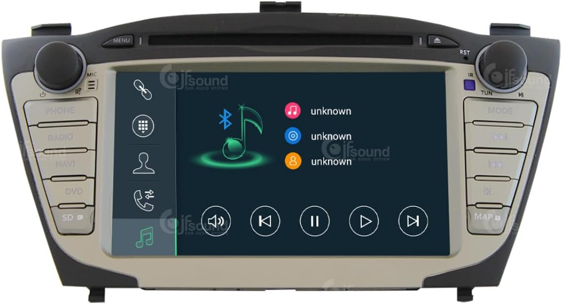 Autoradio Hyundai IX35 – Multimedia Speler – Navigatiesysteem – GPS Radio – Achteruitrijcamera Ondersteuning – 7" Touchscreen – 8-core Processor & Android Auto