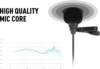 Debra Audio Pro UHF Draadloos 4-Kanaals Microfoonset met Lavalier en Headset, Metalen Ontvanger voor Karaoke en Kerk (B-frequentie)