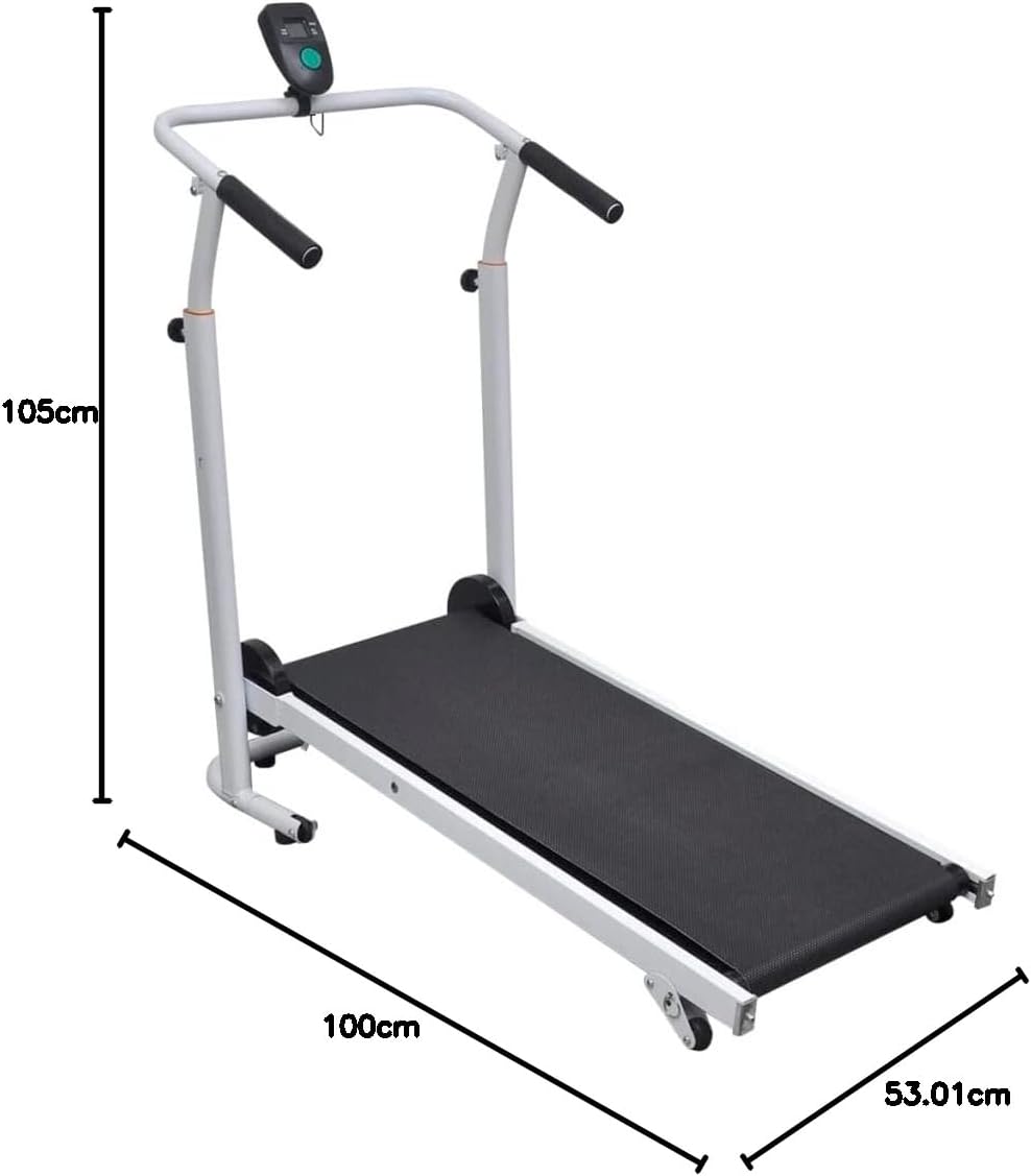 Loopband – Wandelband – Hardloopband – Walking Pad – Treadmill – Inklapbaar – Loopvlak 93x36 cm – Stalen Frame