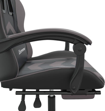 Gamingstoel – Gamestoel – Bureaustoel – Gaming Chair – Game Stoel – Verstelbaar – Voetsteun – Kunstleer – 360° Draaibaar