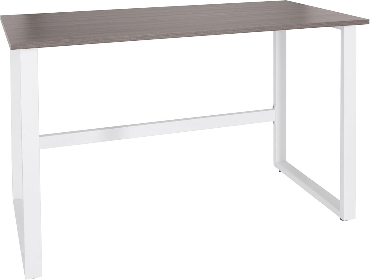 hjh OFFICE Bureau, grijs/wit, 120 x 60 cm