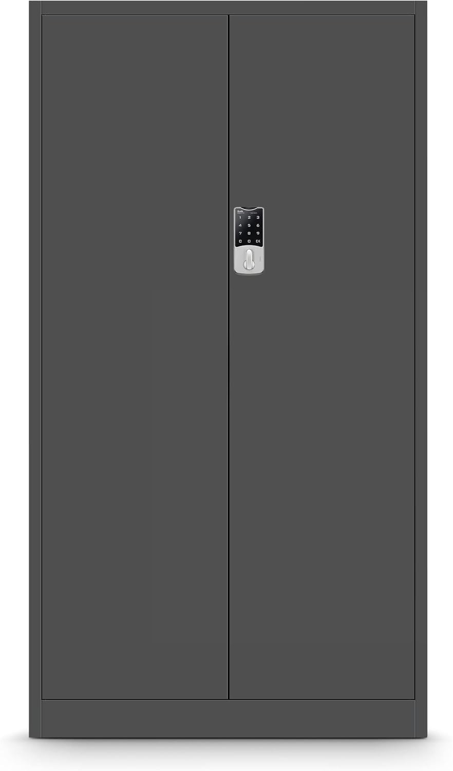 File cabinet with combination lock C003 metal case steel case powder coated 185 cm x 90 cm x 40 cm (anthracite) - QUORE