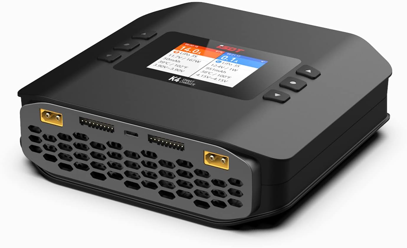 Lipo Balance Oplader – RC Accu Oplader – Dual Port Charger – Battery Charger – Modelbouw Oplader – Slimme AC/DC Oplader – 2 Accu’s Tegelijk – 600W Max Laadvermogen