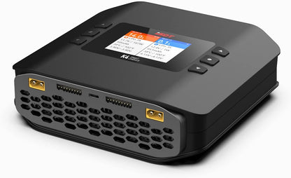 Lipo Balance Oplader – RC Accu Oplader – Dual Port Charger – Battery Charger – Modelbouw Oplader – Slimme AC/DC Oplader – 2 Accu’s Tegelijk – 600W Max Laadvermogen