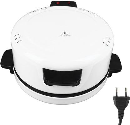 12 Inch Aanrecht Pizza Maker Elektrische Pizza Oven Arabisch Brood Maker Machine Hot Stone Pizza Fornuis Steak Machine 2000W (SEAFRONT8gwogvt0ca-12)