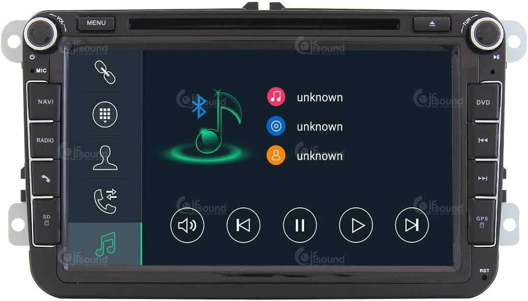 Autoradio Volkswagen Golf Sharan Tiguan – Multimedia Systeem – Infotainment – Navigatie Systeem – Touchscreen Radio – 8 Inch Scherm – 8-Core Processor – Apple CarPlay & Android Auto