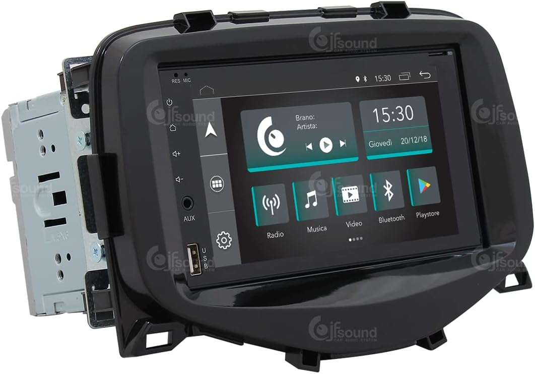 Autoradio Toyota Aygo – Multimedia Systeem – Navigatie Unit – Auto Receiver – Infotainment Systeem – 6,2 Inch Touchscreen – Bluetooth & WiFi Connectivity