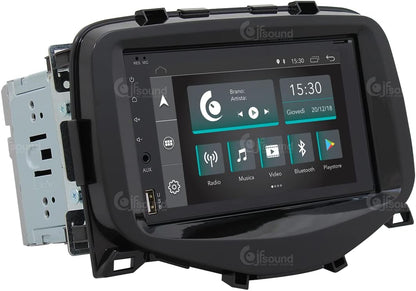 Autoradio Toyota Aygo – Multimedia Systeem – Navigatie Unit – Auto Receiver – Infotainment Systeem – 6,2 Inch Touchscreen – Bluetooth & WiFi Connectivity