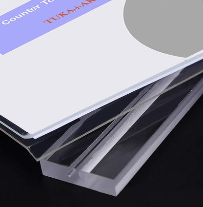 Acryl Folderhouder – Folderstandaard – Tafelstandaard – Brochurehouder – Displaystandaard – Set Van 40 – A5 Liggend – Dubbelzijdig Helder Acryl Met Transparante Acrylvoet