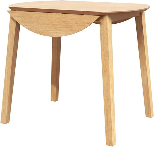 Eettafel – Keukentafel – Bistrotafel – Restauranttafel – Eetkamertafel – Massief Rubberhout – Inklapbaar & Ruimtebesparend