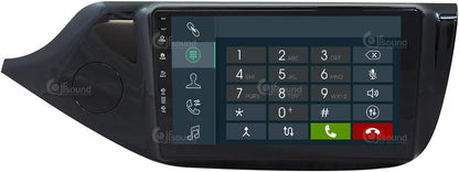 Specifieke autoradio voor Kia Ceed glanzend zwart van de 2012 met standaard camera Android GPS Bluetooth WiFi USB DAB+ Touchscreen 9" 8core Carplay AndroidAuto