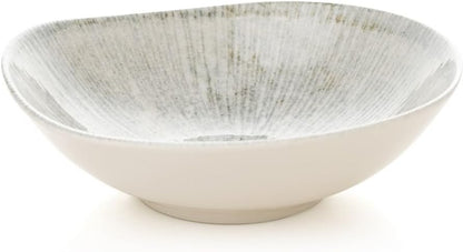 Elegante 24-delige dinerset, 100% porselein, inclusief serviesborden, kommen, dessertborden, vaatwasser- en magnetronbestendig, perfect voor elke gelegenheid