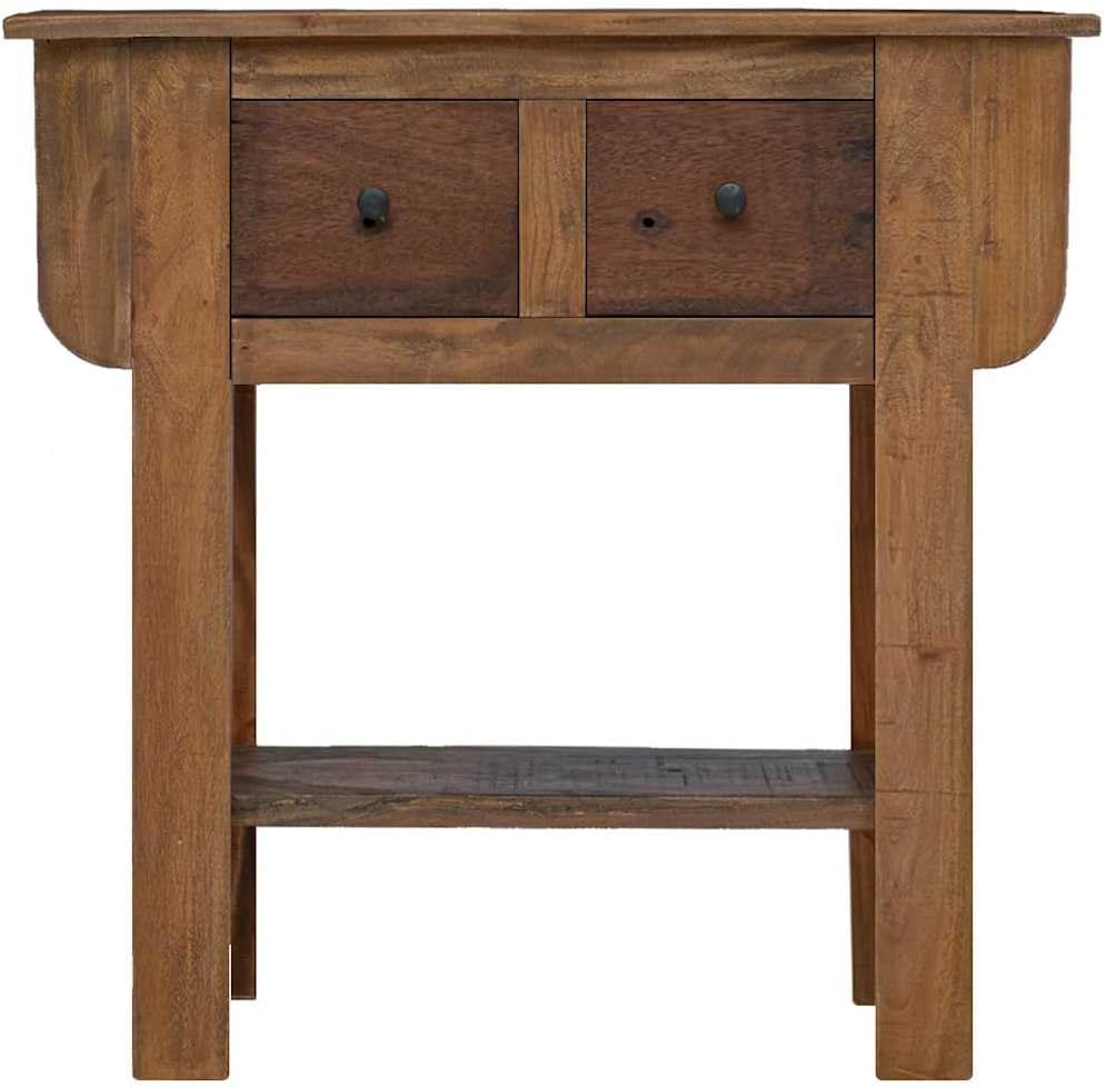 vidaXL Recycled Wood Wall Table Solid Table Console Table Side Table