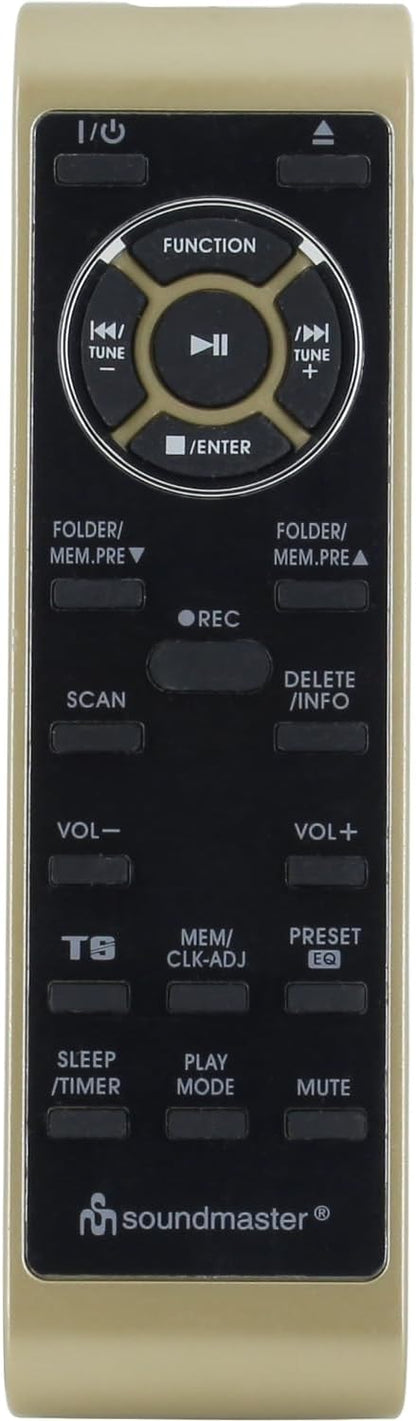 Soundmaster NR566BE 7-in-1 nostalgische stereo-installatie met draaitafel audio Technica magneettonnemmer | digitale radio DAB+ | CD-MP3 | USB | cassette | Bluetooth | digitaliseringsfunctie |