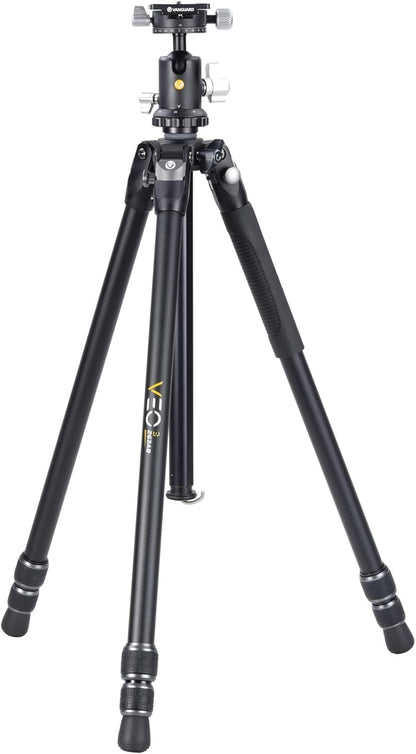 Statief – Camerastatief – Fotostatief – Tripod – Driepoot – 3-Delig Aluminium – 15 Kg Draagvermogen, Dubbele As Kogelkop