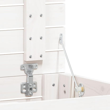 Wasmmand – Wasbak – Wascontainer – Mand Voor Wasgoed – Waskorf – Massief Dennenhout – Ruim Formaat 44x44x76 cm – Afdekbare Deksel & Wandmontage