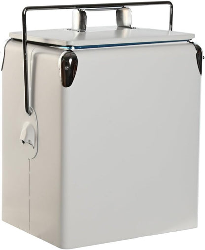 Koelkast, metaal, PVC, 32 x 24 x 43 cm, 17 liter, wit