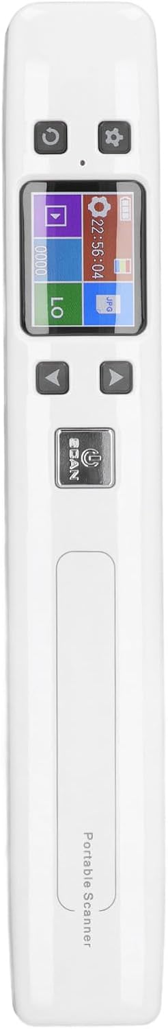 1050 DPI Mobiele Fotoscanner voor A4-documenten met JPG PDF-formaat, Draagbare Documentscanner, USB-handheld-beeldscanner voor Thuis en op Kantoor, Zakelijk, Foto, Afbeelding,