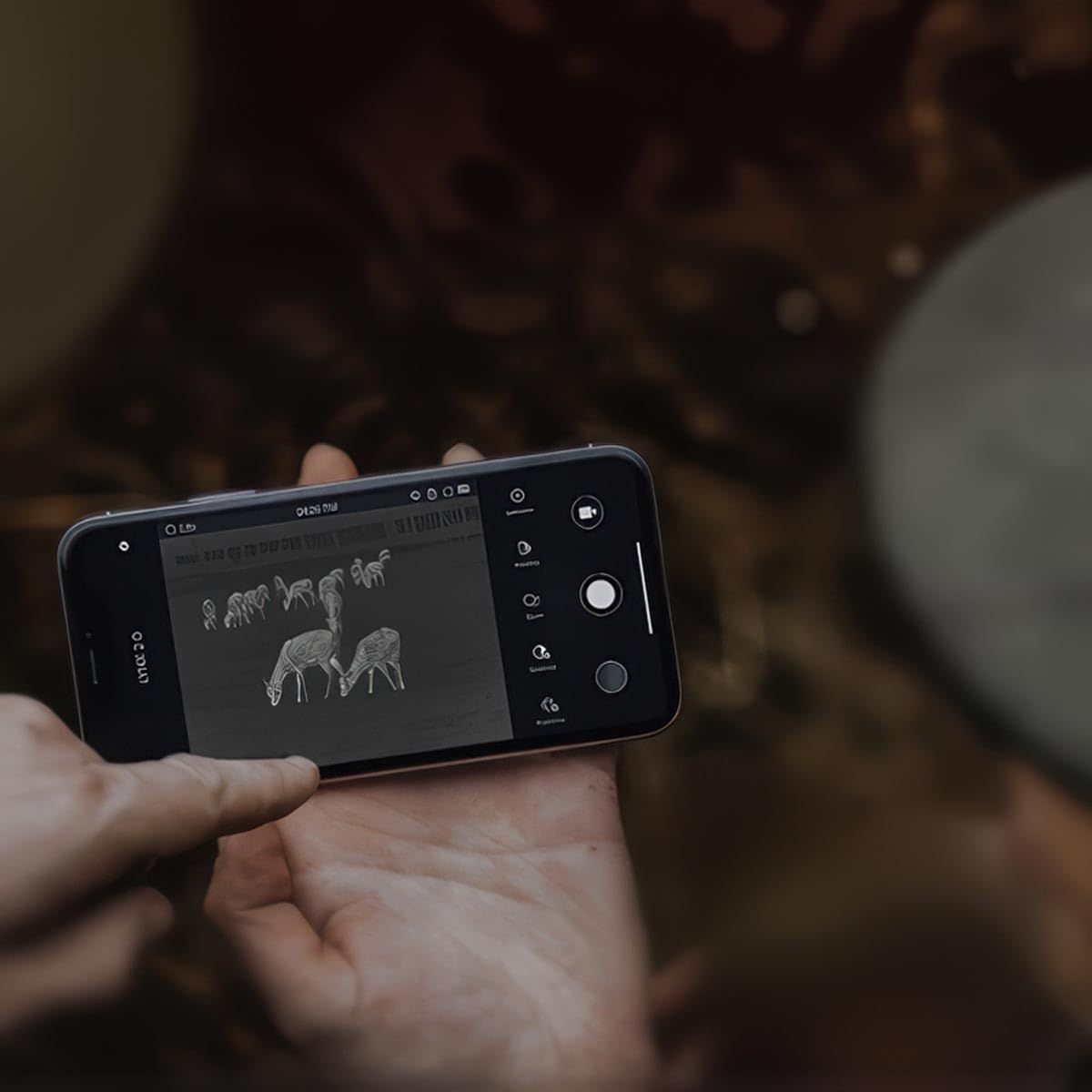 HIKMICRO Lynx S LE15S Draagbare warmtebeeld-monoculair/warmtebeeldcamera met oled-display, observatie en afstandsmeting, geïntegreerd 8 GB geheugen, WLAN-hotspot