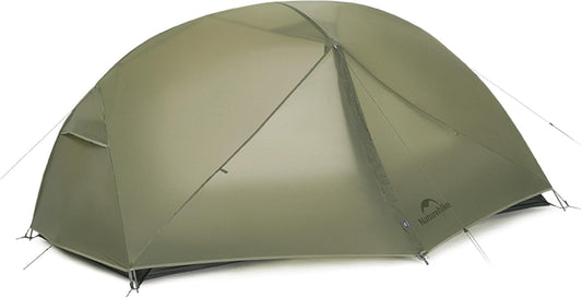 Naturehike Mongar Pro Ultralichte campingtent, 1,56-2,36 kg, waterdicht, winddicht, 3-seizoenentent, tent voor 1/2/3 persoon met uitbreidingsdoek en muggennet, voor wandelen, kamperen, outdoor