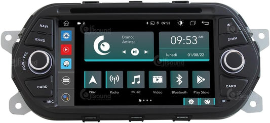 Autoradio Fiat Tipo – Multimedia Systeem – Navigatie Radio – Bluetooth Ontvanger – Android Auto CarPlay – 7 Inch Touchscreen – 8-Core Processor