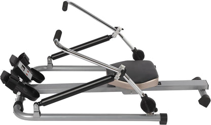 Hydraulic Rowing Machine Home Abdominal Trainer LCD Monitor Soft Seat Adjustable Resistance Sports Equipment Home - QUORE