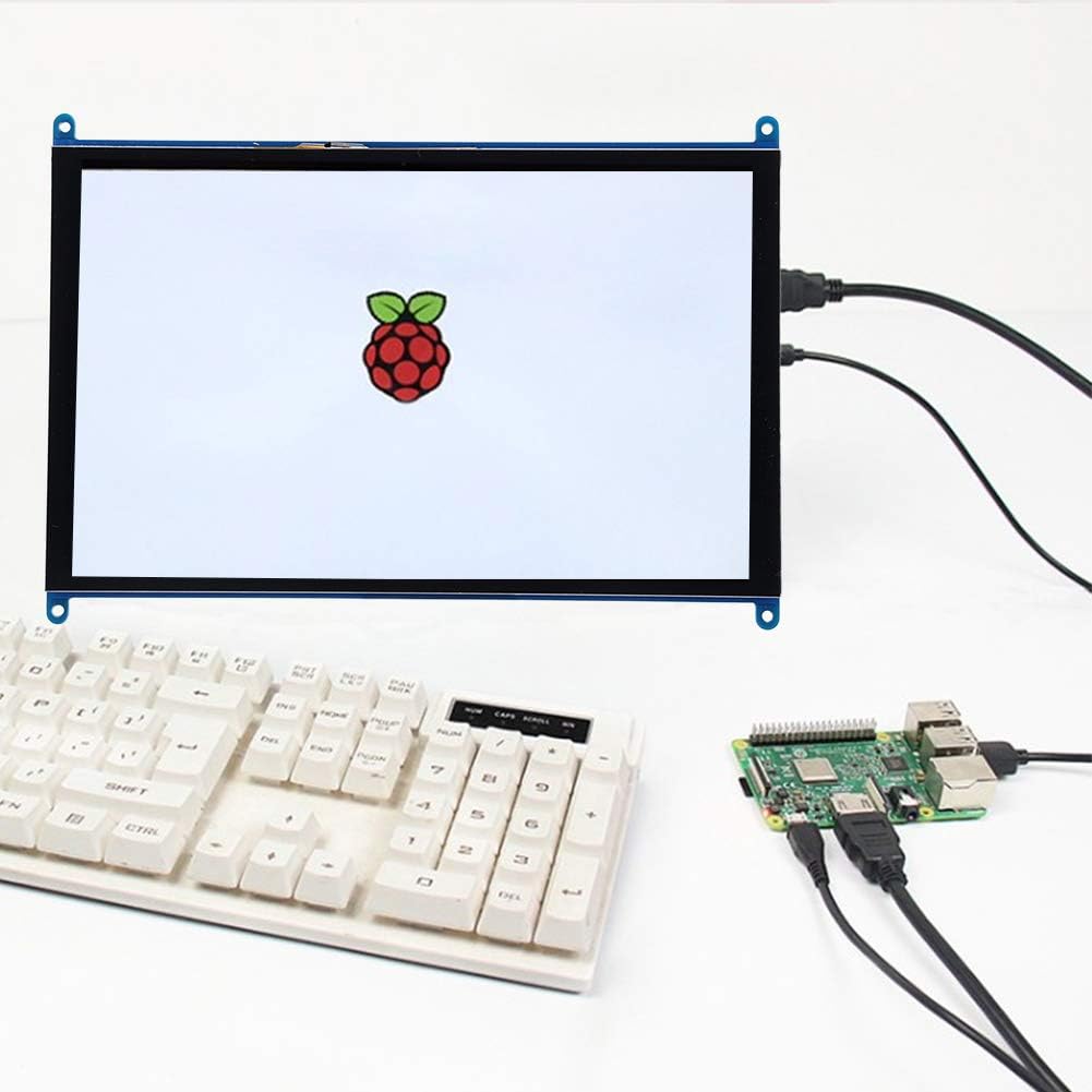 10In touchscreen, HD 1024X600 LCD-scherm beeldscherm Vervanging van computermonitor, met volledige kijkhoek, ondersteuning voor HDMI, USB, compatibel met Raspberry PI