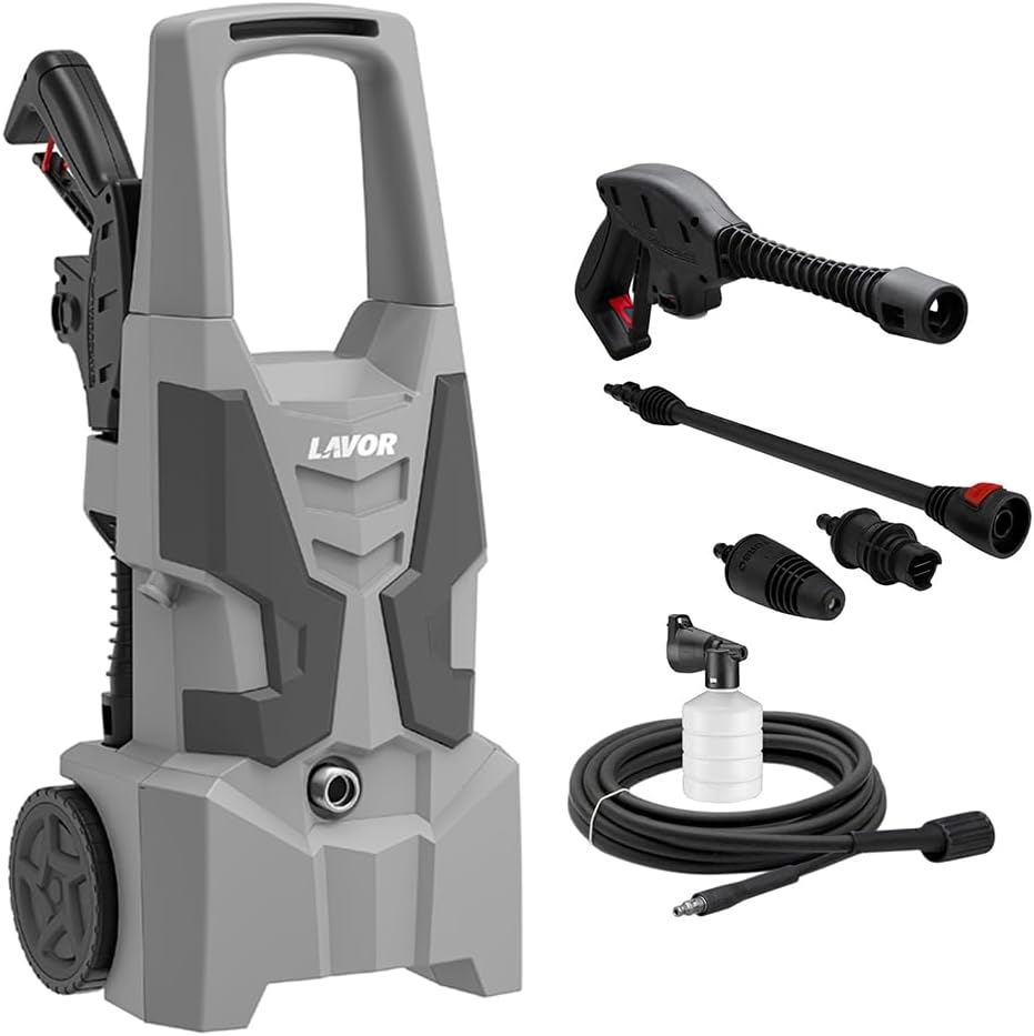 Hogedrukreiniger – Drukspuit – Powerwasher – Sproeiwagen – Waterreiniger – 150 Bar Max Druk – 1900 Watt Vermogen