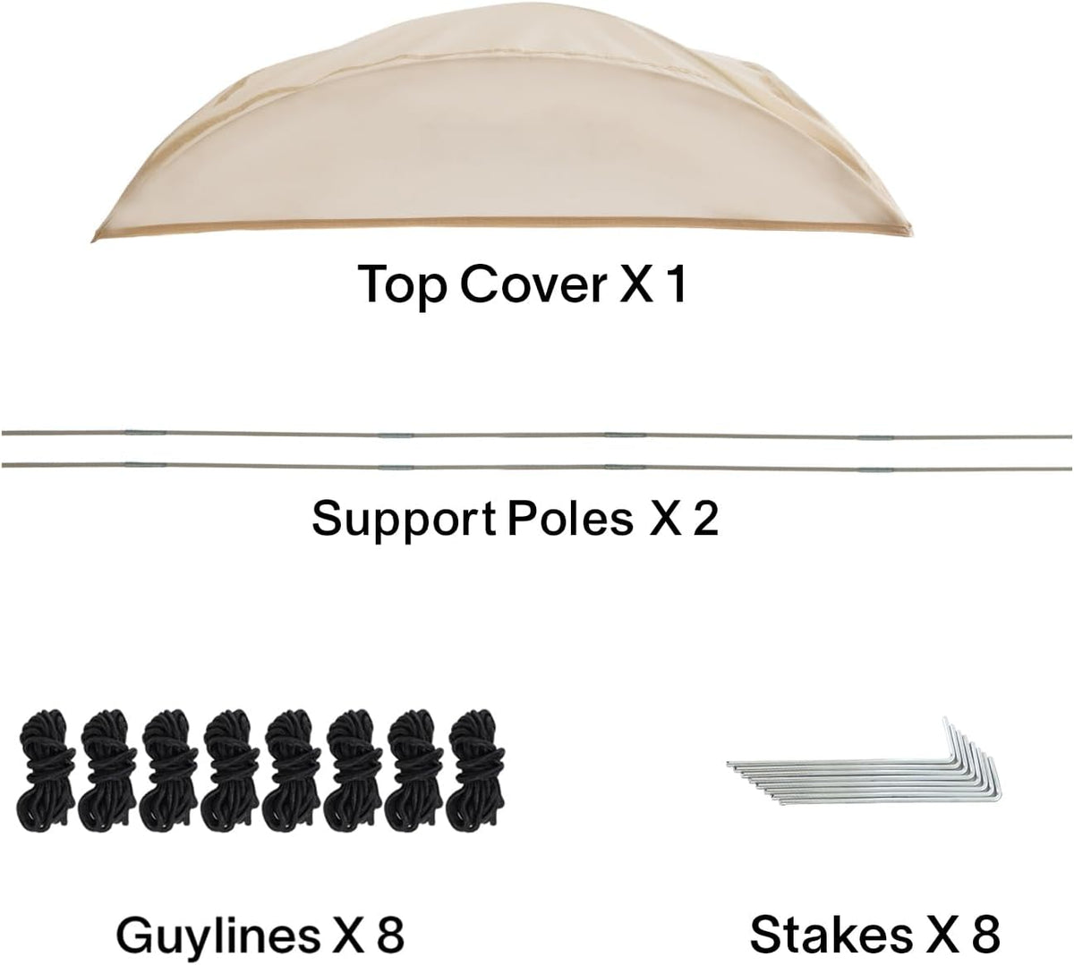 EighteenTek Sporttent - Instant Tent Shelter - Outdoor Bubble Tent 1-6 Persoon - Regentent Camping Zonoverkapping Pop Up - Helder, Patent Beschermd Ontwerp