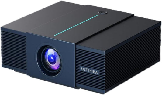 Ultimea Beamer, Full HD 1080p Native, beamer, 4K thuisbioscoop, ondersteuning 900 ANSI-lumen projector met objectvermijding en autofocus, WiFi Bluetooth projector, Apollo P60 voor iOS/Android/tv-stick