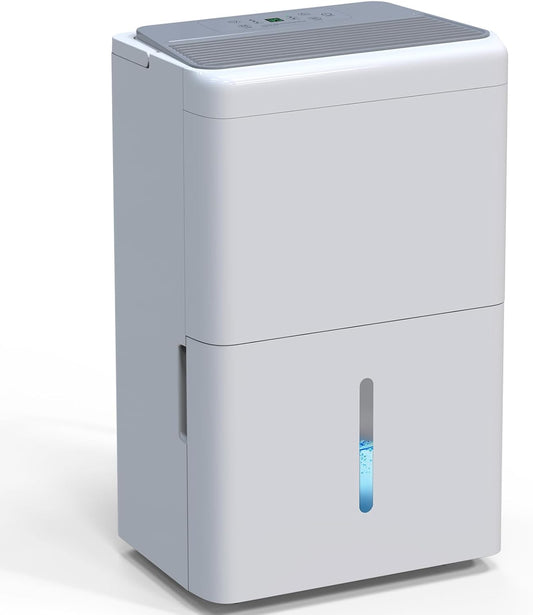 Elektrische luchtontvochtiger 30 Liter Per Dag – Luchtontvochtiger – Ontvochtiger – Vochtvreter – Kelderontvochtiger – Geschikt Tot 90 M² / 245 M³ – 40 dB Geluidsarm